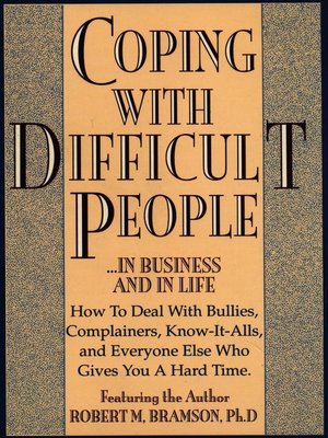 cover image of Coping With Difficult People